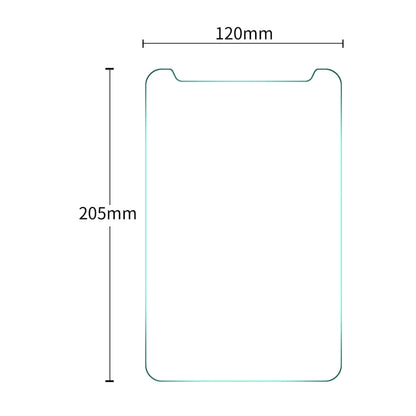 2 PCS ENKAY 205 x 120mm Universal 8.0 inch 0.3mm Explosion-proof Tempered Glass Film - Others by ENKAY | Online Shopping UK | buy2fix