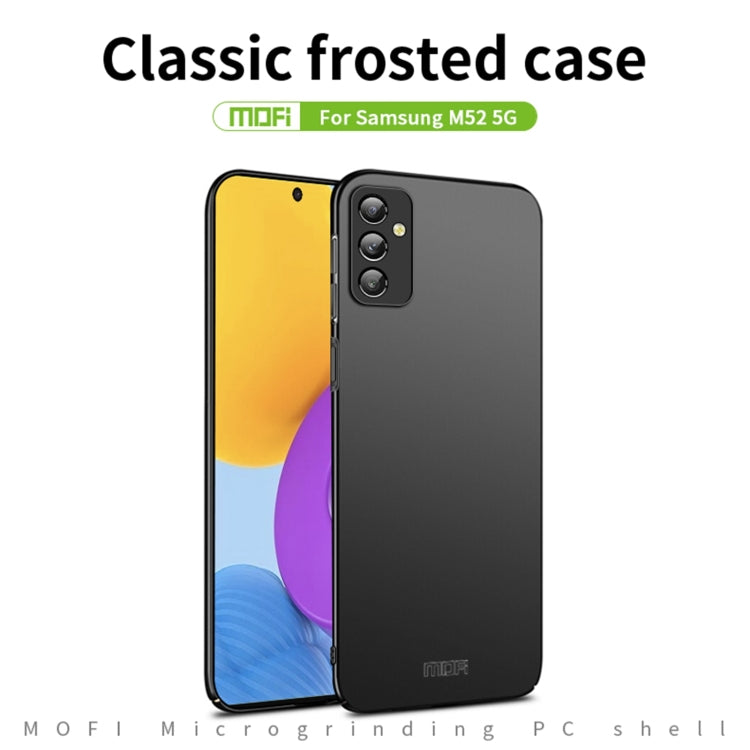 For Samsung Galaxy M52 5G MOFI Frosted PC Ultra-thin Hard Case(Black) -  by MOFI | Online Shopping UK | buy2fix