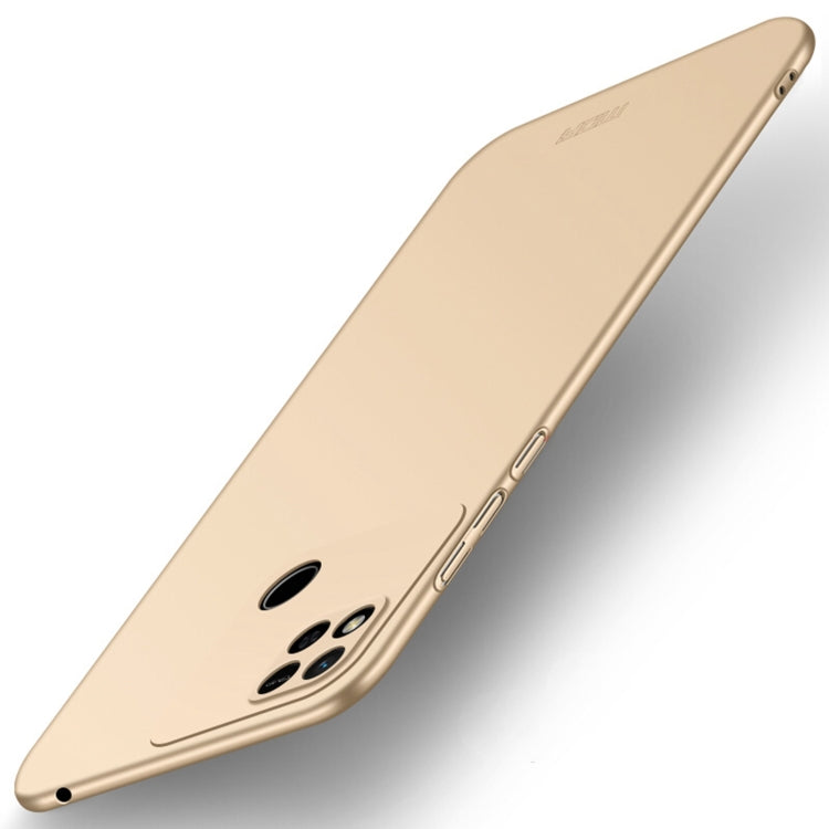 For Xiaomi Redmi 10A MOFI Frosted PC Ultra-thin Hard Case(Gold) - Xiaomi Cases by MOFI | Online Shopping UK | buy2fix