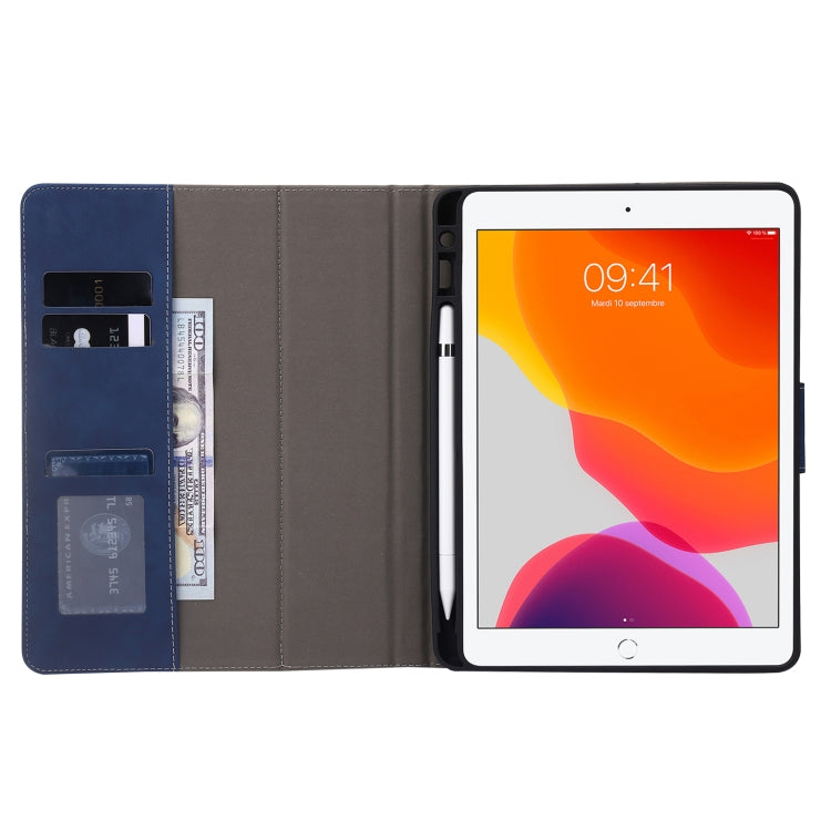 Calf Texture Horizontal Flip Leather Tablet Case For iPad Air / Air 2 / Pro 9.7 (Dark Blue) - iPad Pro 9.7 inch Cases by buy2fix | Online Shopping UK | buy2fix