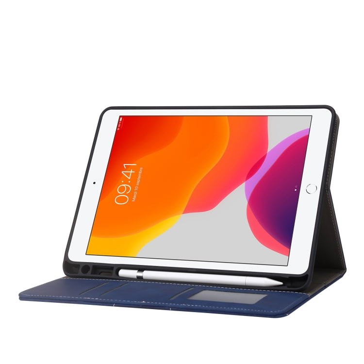 Calf Texture Horizontal Flip Leather Tablet Case For iPad Air / Air 2 / Pro 9.7 (Dark Blue) - iPad Pro 9.7 inch Cases by buy2fix | Online Shopping UK | buy2fix