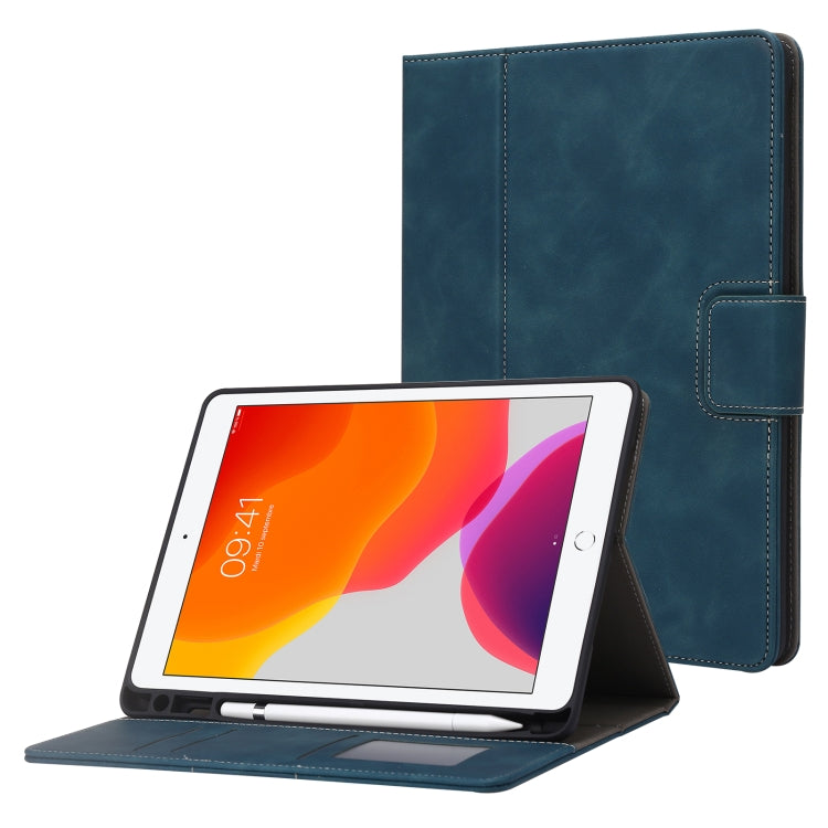 Calf Texture Horizontal Flip Leather Tablet Case For iPad Air / Air 2 / Pro 9.7 (Light Blue) - iPad Pro 9.7 inch Cases by buy2fix | Online Shopping UK | buy2fix
