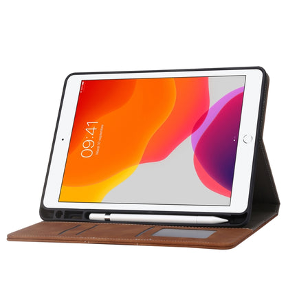 Calf Texture Horizontal Flip Leather Tablet Case For iPad Air / Air 2 / Pro 9.7 (Brown) - iPad Pro 9.7 inch Cases by buy2fix | Online Shopping UK | buy2fix