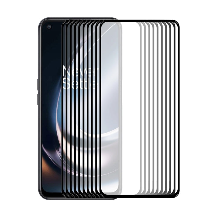 10 PCS For OnePlus Nord CE 2 Lite 5G ENKAY Hat-Prince Full Glue 0.26mm 9H 2.5D Tempered Glass Full Film - OnePlus Tempered Glass by ENKAY | Online Shopping UK | buy2fix