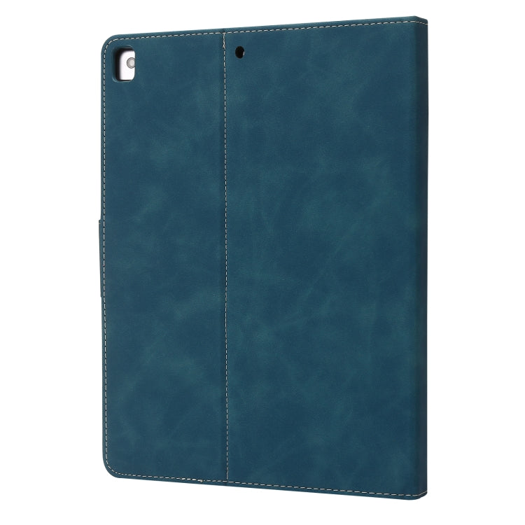 For iPad 10.2 2019 / 2020 / 2021 Calf Texture Horizontal Flip Leather Tablet Case(Light Blue) - iPad 10.2 Cases by buy2fix | Online Shopping UK | buy2fix
