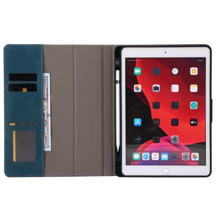 For iPad 10.2 2019 / 2020 / 2021 Calf Texture Horizontal Flip Leather Tablet Case(Light Blue) - iPad 10.2 Cases by buy2fix | Online Shopping UK | buy2fix