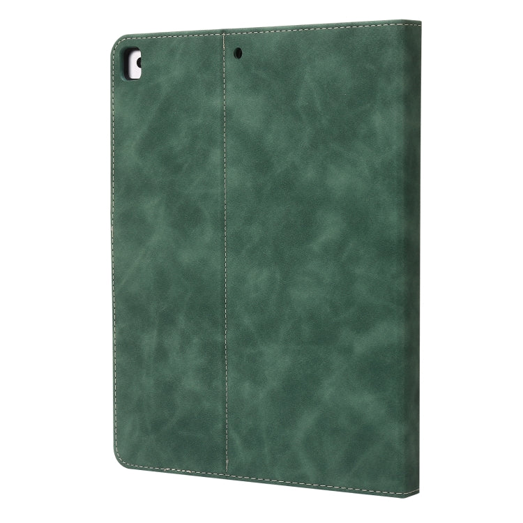 For iPad 10.2 2019 / 2020 / 2021 Calf Texture Horizontal Flip Leather Tablet Case(Blue) - iPad 10.2 Cases by buy2fix | Online Shopping UK | buy2fix