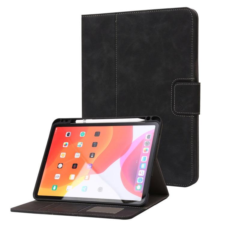 Calf Texture Horizontal Flip Leather Tablet Case For iPad Air 2022 / 2020 10.9(Black) - iPad Air (2022) / (2020) 10.9 Cases by buy2fix | Online Shopping UK | buy2fix
