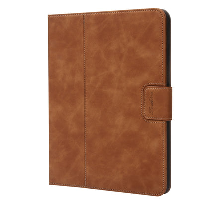Calf Texture Horizontal Flip Leather Tablet Case For iPad Air 2022 / 2020 10.9(Brown) - iPad Air (2022) / (2020) 10.9 Cases by buy2fix | Online Shopping UK | buy2fix
