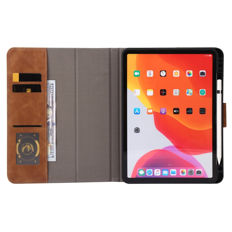 Calf Texture Horizontal Flip Leather Tablet Case For iPad Air 2022 / 2020 10.9(Brown) - iPad Air (2022) / (2020) 10.9 Cases by buy2fix | Online Shopping UK | buy2fix