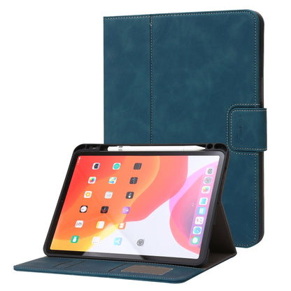 For iPad Pro 11 2022 / 2021 / 2020 / 2018 Calf Texture Horizontal Flip Leather Tablet Case(Light Blue) - iPad Pro 11 (2022/2021) Cases by buy2fix | Online Shopping UK | buy2fix