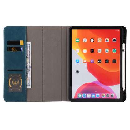 For iPad Pro 11 2022 / 2021 / 2020 / 2018 Calf Texture Horizontal Flip Leather Tablet Case(Light Blue) - iPad Pro 11 (2022/2021) Cases by buy2fix | Online Shopping UK | buy2fix
