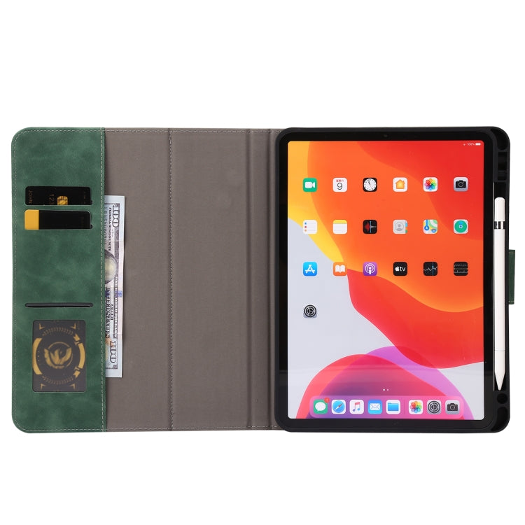 For iPad Pro 11 2022 / 2021 / 2020 / 2018 Calf Texture Horizontal Flip Leather Tablet Case(Blue) - iPad Pro 11 (2022/2021) Cases by buy2fix | Online Shopping UK | buy2fix