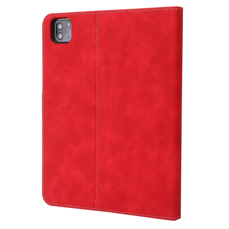 For iPad Pro 11 2022 / 2021 / 2020 / 2018 Calf Texture Horizontal Flip Leather Tablet Case(Red) - iPad Pro 11 (2022/2021) Cases by buy2fix | Online Shopping UK | buy2fix