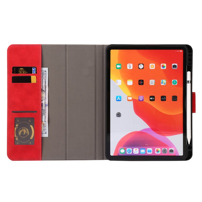 For iPad Pro 11 2022 / 2021 / 2020 / 2018 Calf Texture Horizontal Flip Leather Tablet Case(Red) - iPad Pro 11 (2022/2021) Cases by buy2fix | Online Shopping UK | buy2fix