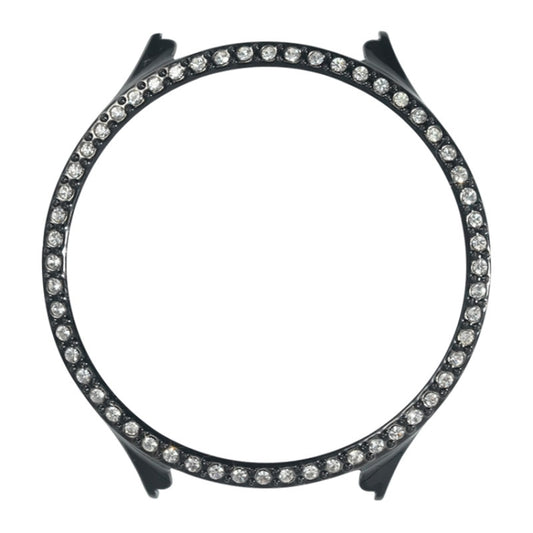 For Samsung Galaxy Watch 5 44mm TPU Shockproof Silicone Case With Diamond(Black) by buy2fix