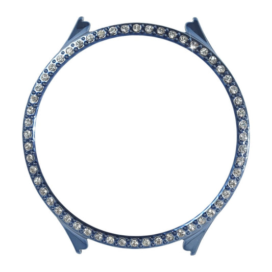 For Samsung Galaxy Watch 5 44mm TPU Shockproof Silicone Case With Diamond(Blue) by buy2fix
