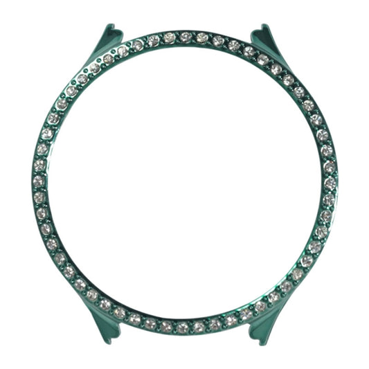For Samsung Galaxy Watch 5 44mm TPU Shockproof Silicone Case With Diamond(Green) by buy2fix