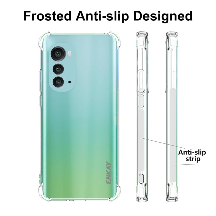 For Motorola Moto Edge 2022 ENKAY Transparent TPU Shockproof Phone Case - Motorola Cases by ENKAY | Online Shopping UK | buy2fix