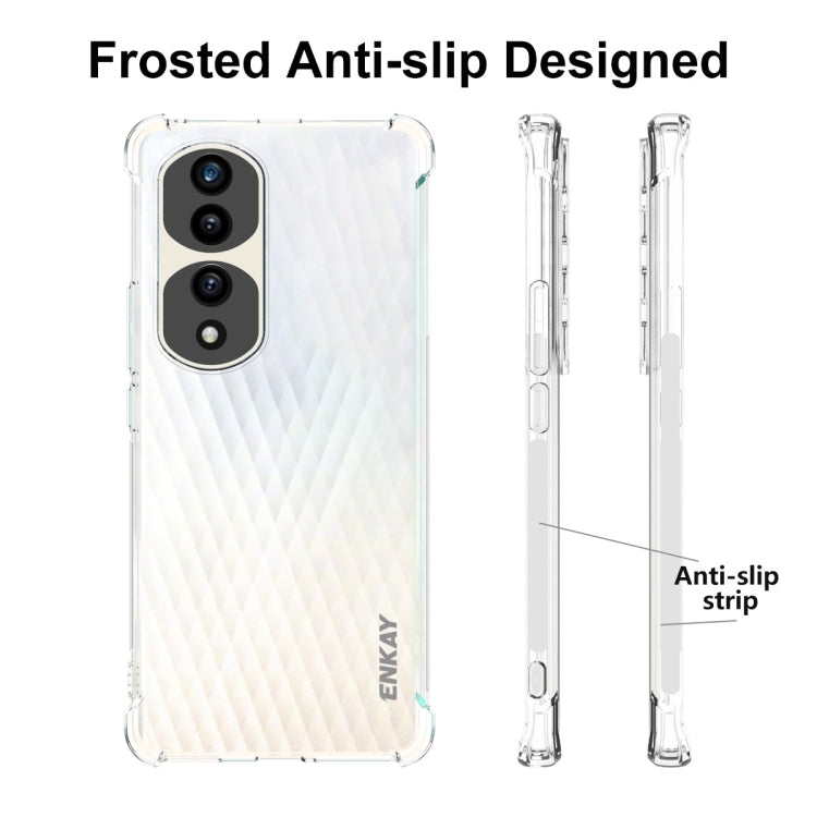 For Honor 70 Pro / 70 Pro+ ENKAY Transparent TPU Shockproof Phone Case - Honor Cases by ENKAY | Online Shopping UK | buy2fix