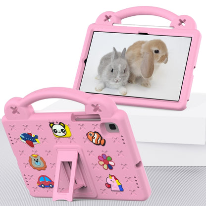 For Samsung Galaxy Tab S6 Lite 10.4 2020/2022 Handle Kickstand Children EVA Shockproof Tablet Case(Pink) - Tab S6 Lite P610 / P615 by buy2fix | Online Shopping UK | buy2fix