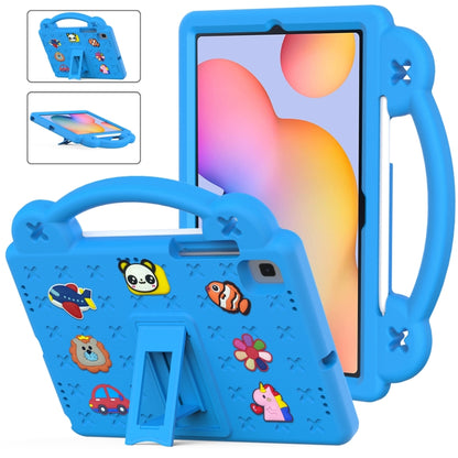 For Samsung Galaxy Tab S6 Lite 10.4 2020/2022 Handle Kickstand Children EVA Shockproof Tablet Case(Sky Blue) - Tab S6 Lite P610 / P615 by buy2fix | Online Shopping UK | buy2fix