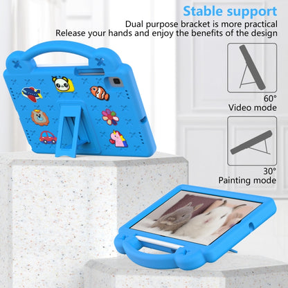For Samsung Galaxy Tab S6 Lite 10.4 2020/2022 Handle Kickstand Children EVA Shockproof Tablet Case(Sky Blue) - Tab S6 Lite P610 / P615 by buy2fix | Online Shopping UK | buy2fix