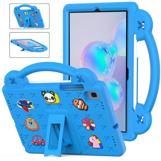 For Samsung Galaxy Tab S6 10.5 2019 T860/T865 Handle Kickstand Children EVA Shockproof Tablet Case(Sky Blue) - Tab S6 10.5 T860 / T865 by buy2fix | Online Shopping UK | buy2fix