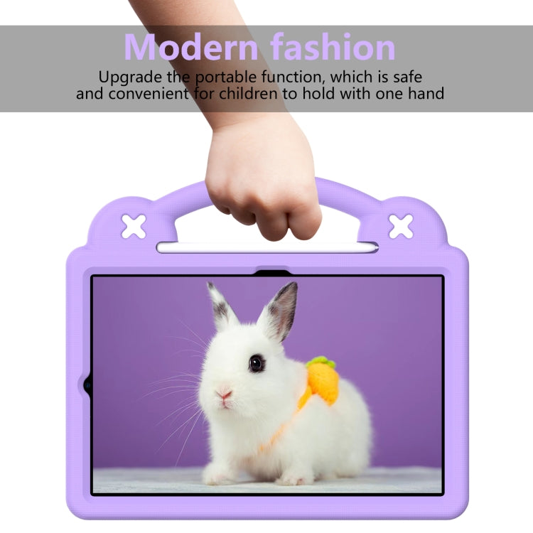 For Samsung Galaxy Tab S5e 10.5 2019 T720/T725 Handle Kickstand Children EVA Shockproof Tablet Case(Light Purple) - Other Galaxy Tab PC by buy2fix | Online Shopping UK | buy2fix