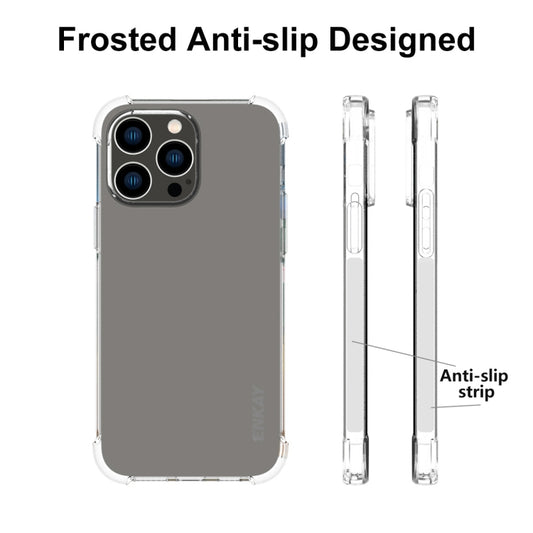 For iPhone 14 Pro ENKAY Clear TPU Shockproof Phone Case - iPhone 14 Pro Cases by ENKAY | Online Shopping UK | buy2fix