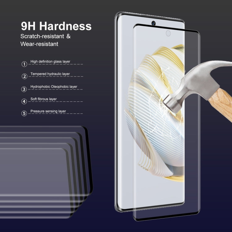 5 PCS For Huawei Nova 10 ENKAY 3D Heat Bending Tempered Glass Film - Huawei Tempered Glass by ENKAY | Online Shopping UK | buy2fix
