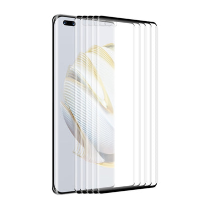 5 PCS For Huawei Nova 10 Pro ENKAY 3D Heat Bending Tempered Glass Film - Huawei Tempered Glass by ENKAY | Online Shopping UK | buy2fix