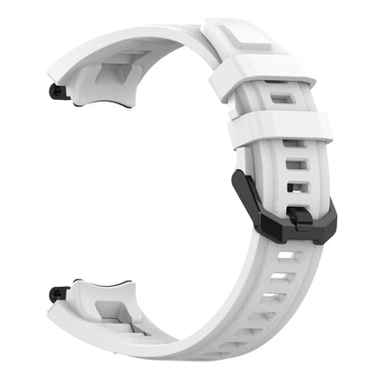 For Amazfit T-Rex 2 Silicone Leisure Watch Band(White) - Watch Bands by buy2fix | Online Shopping UK | buy2fix