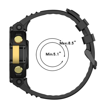 For Amazfit T-Rex 2 Silicone Leisure Watch Band(Sand Pink) - Watch Bands by buy2fix | Online Shopping UK | buy2fix