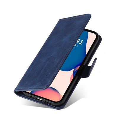 For iPhone 14 Pro Max JSM Calf Texture Leather Phone Case (Blue) - iPhone 14 Pro Max Cases by JUNSUNMAY | Online Shopping UK | buy2fix