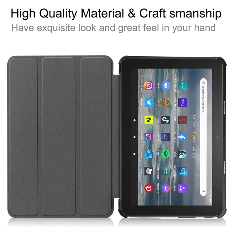 For Amazon Fire 7 12th 2022 JSM Smart Leather Tablet Case(Galaxy) - Amazon by jumper | Online Shopping UK | buy2fix