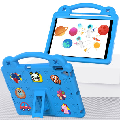 For iPad 10.2 2021 / 2020 / 2019 Handle Kickstand Children EVA Shockproof Tablet Case(Sky Blue) - iPad 10.2 Cases by buy2fix | Online Shopping UK | buy2fix