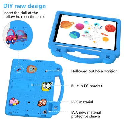 For iPad 10.2 2021 / 2020 / 2019 Handle Kickstand Children EVA Shockproof Tablet Case(Sky Blue) - iPad 10.2 Cases by buy2fix | Online Shopping UK | buy2fix