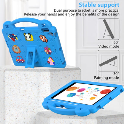For iPad 10.2 2021 / 2020 / 2019 Handle Kickstand Children EVA Shockproof Tablet Case(Sky Blue) - iPad 10.2 Cases by buy2fix | Online Shopping UK | buy2fix
