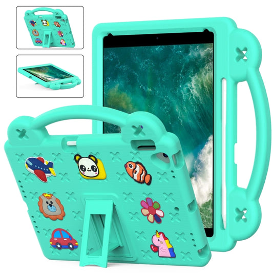 Handle Kickstand Children EVA Shockproof Tablet Case For iPad Air 2019 10.5 / Pro 10.5 2017(Mint Green) - iPad Air (2019) Cases by buy2fix | Online Shopping UK | buy2fix