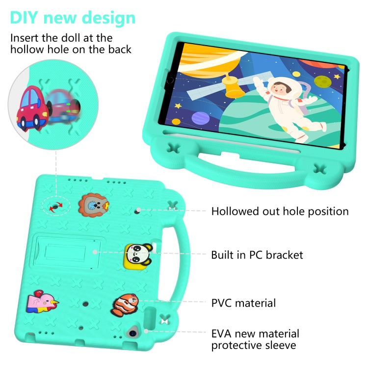 Handle Kickstand Children EVA Shockproof Tablet Case For iPad Air 2019 10.5 / Pro 10.5 2017(Mint Green) - iPad Air (2019) Cases by buy2fix | Online Shopping UK | buy2fix