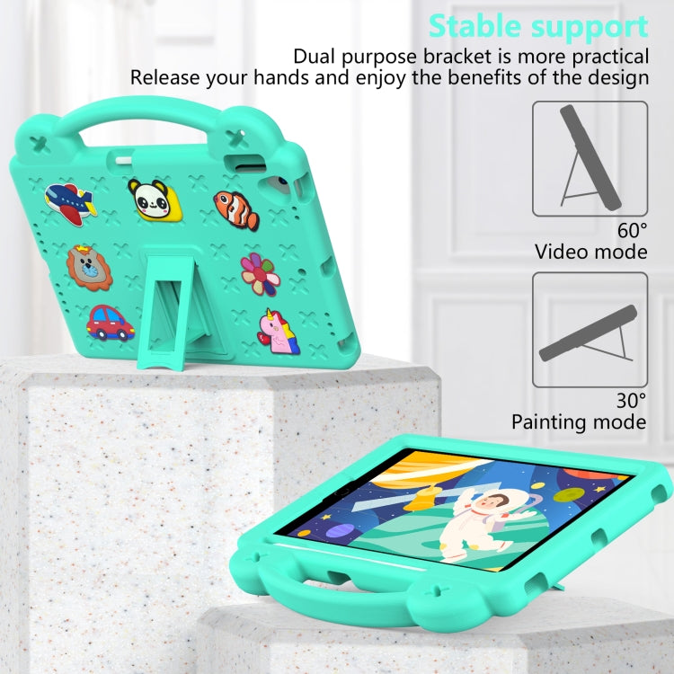 Handle Kickstand Children EVA Shockproof Tablet Case For iPad Air 2019 10.5 / Pro 10.5 2017(Mint Green) - iPad Air (2019) Cases by buy2fix | Online Shopping UK | buy2fix
