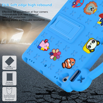 Handle Kickstand Children EVA Shockproof Tablet Case For iPad Air 2019 10.5 / Pro 10.5 2017(Sky Blue) - iPad Air (2019) Cases by buy2fix | Online Shopping UK | buy2fix