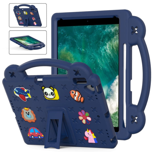 Handle Kickstand Children EVA Shockproof Tablet Case For iPad Air 2019 10.5 / Pro 10.5 2017(Navy Blue) - iPad Air (2019) Cases by buy2fix | Online Shopping UK | buy2fix