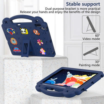 Handle Kickstand Children EVA Shockproof Tablet Case For iPad Air 2019 10.5 / Pro 10.5 2017(Navy Blue) - iPad Air (2019) Cases by buy2fix | Online Shopping UK | buy2fix