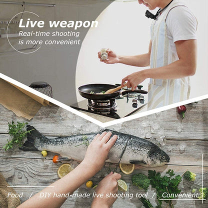 POV / VLOG Smartphone Selfie Neck Holder Mount by buy2fix