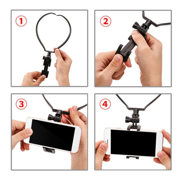 POV / VLOG Smartphone Selfie Neck Holder Mount by buy2fix