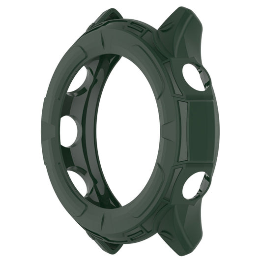 For Garmin Forerunner 955 Shockproof TPU Protective Watch Case(Green) by buy2fix