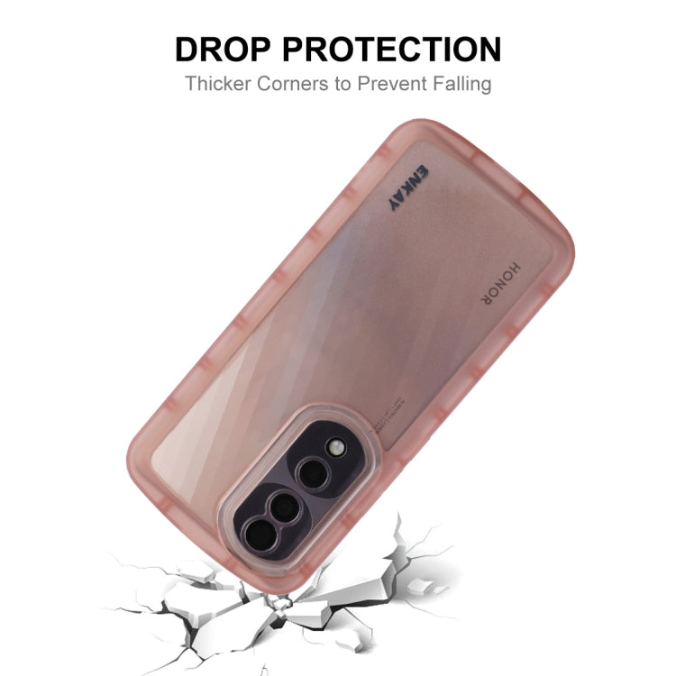 For Honor 70 Pro / Pro+ ENKAY Translucent Matte TPU Shockproof Phone Case(Black) - Honor Cases by ENKAY | Online Shopping UK | buy2fix