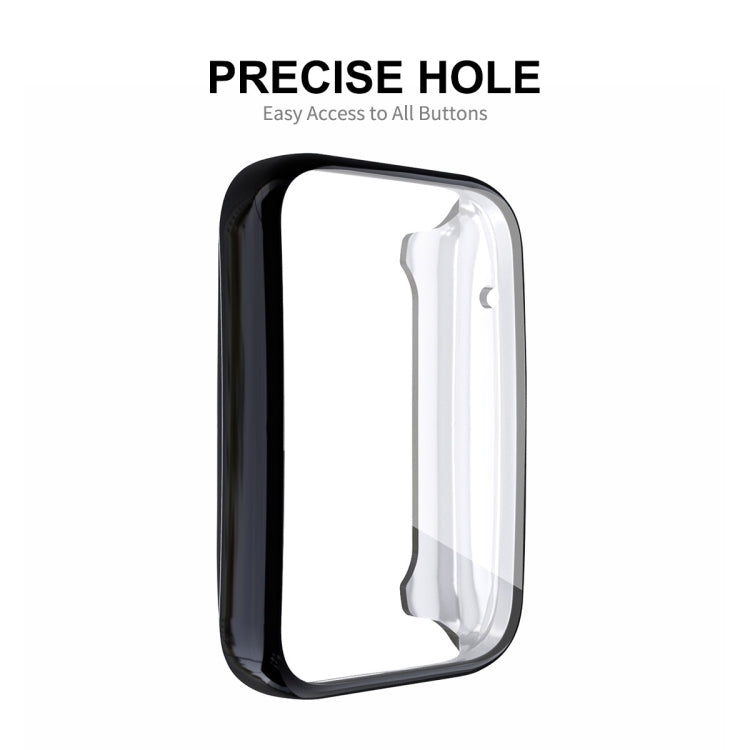 For Xiaomi Mi Band 7 Pro ENKAY Hat-Prince Full Coverage Electroplated TPU Screen Protection Case(Rose Gold) - Watch Cases by ENKAY | Online Shopping UK | buy2fix